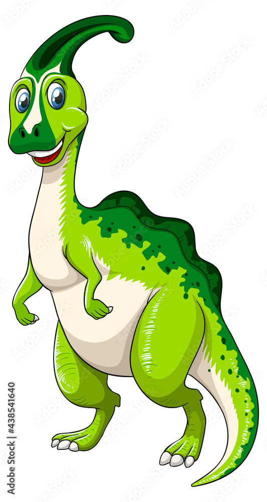 Obraz premium A Parasaurus dinosaur cartoon character
