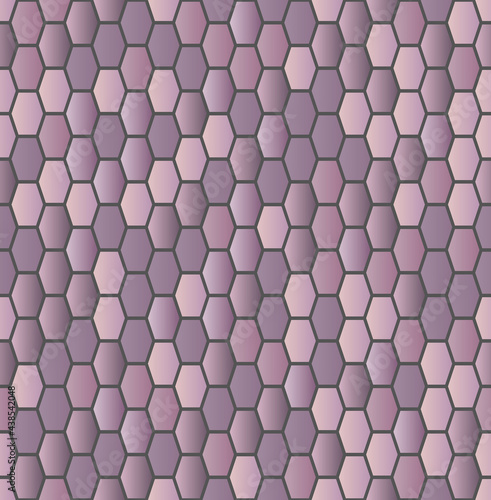 The Stained Glass Style Patterns, Fish Scales Fabric Patterns