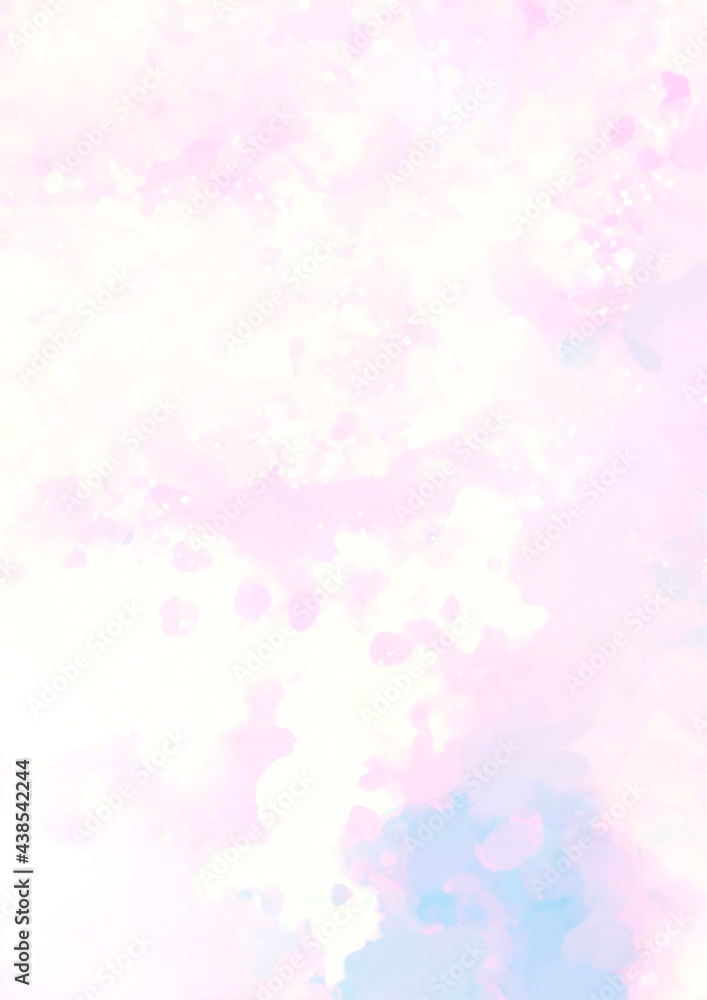 幻想的なピンクと紫の水彩テクスチャ背景