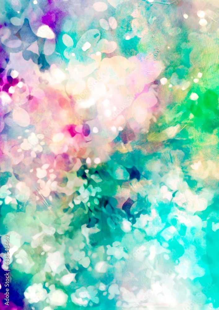 幻想的な虹色のカラフルなキラキラテクスチャ背景 Stock Illustration Adobe Stock