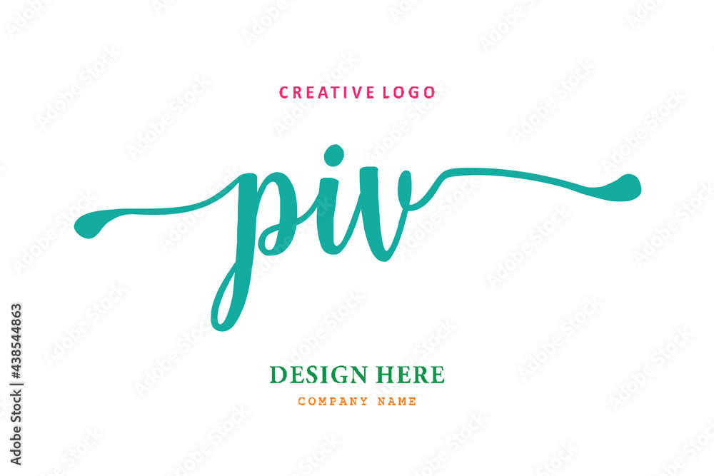 PIV lettering logo is simple, easy to understand and authoritative PIV lettering logo is simple, easy to understand and authoritative