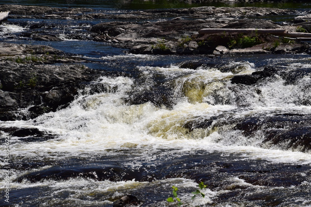 Etchemin river in Levis south of Quebec city