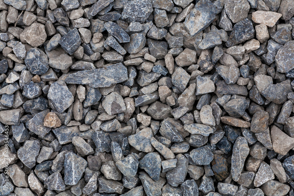 brick rubble debris on construction site. inorganic crushed stone, non-round, loose material with grains. Artificially obtained by crushing coarse-grained rocks and pebbles, accidentally mined brick rubble debris on construction site. inorganic crushed stone, non-round, loose material with grains. Artificially obtained by crushing coarse-grained rocks and pebbles, accidentally mined