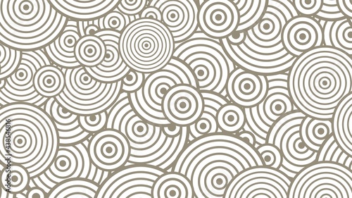 Abstract seamless background, wallpaper with spiral and circle shape. vector illustration