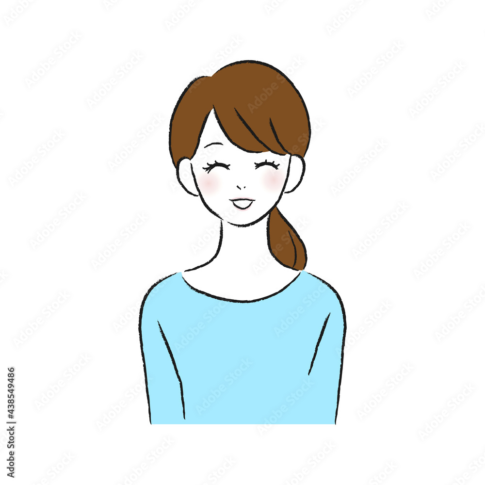 女性 笑顔 喜び 女性 笑顔 喜び