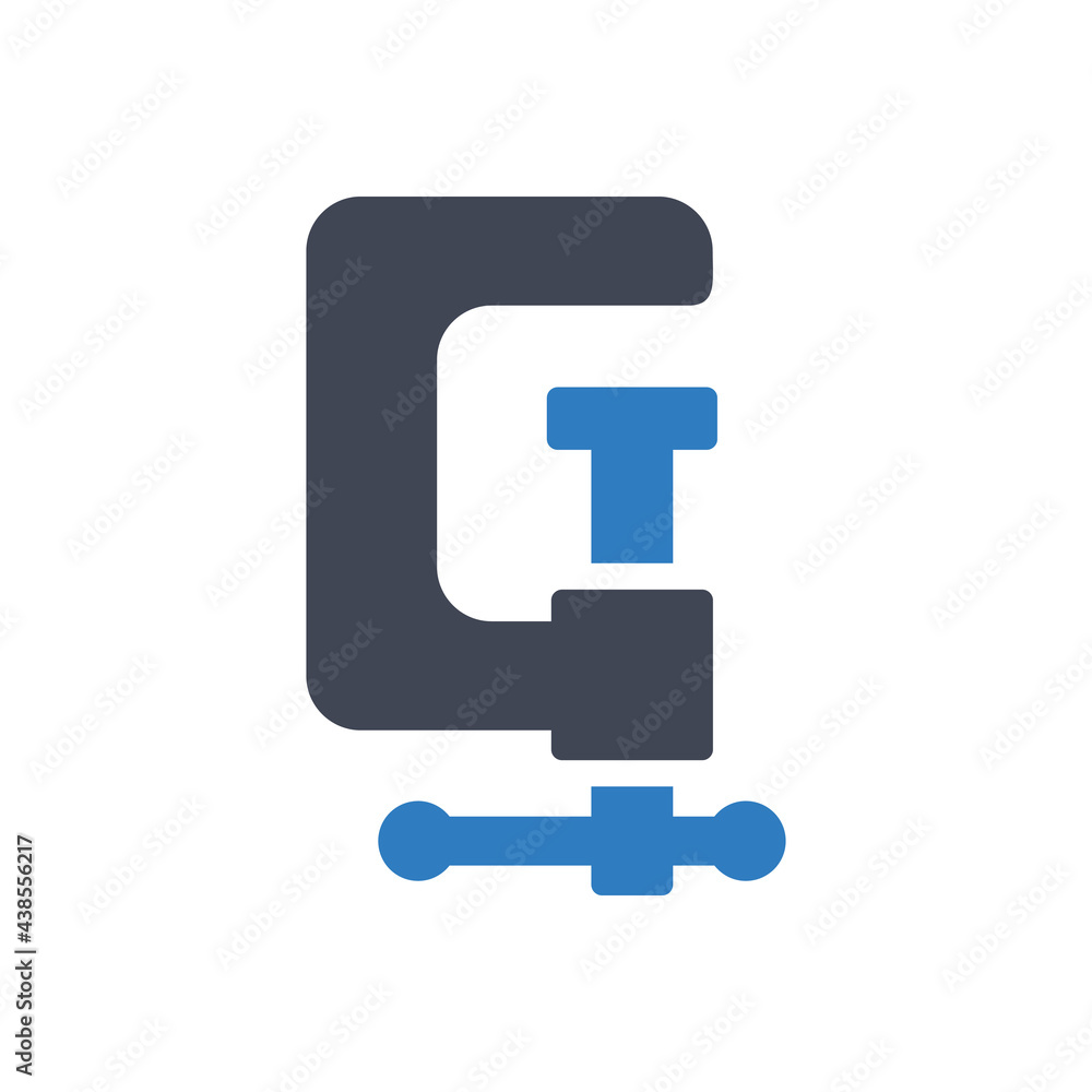 Clamp fastener icon Clamp fastener icon