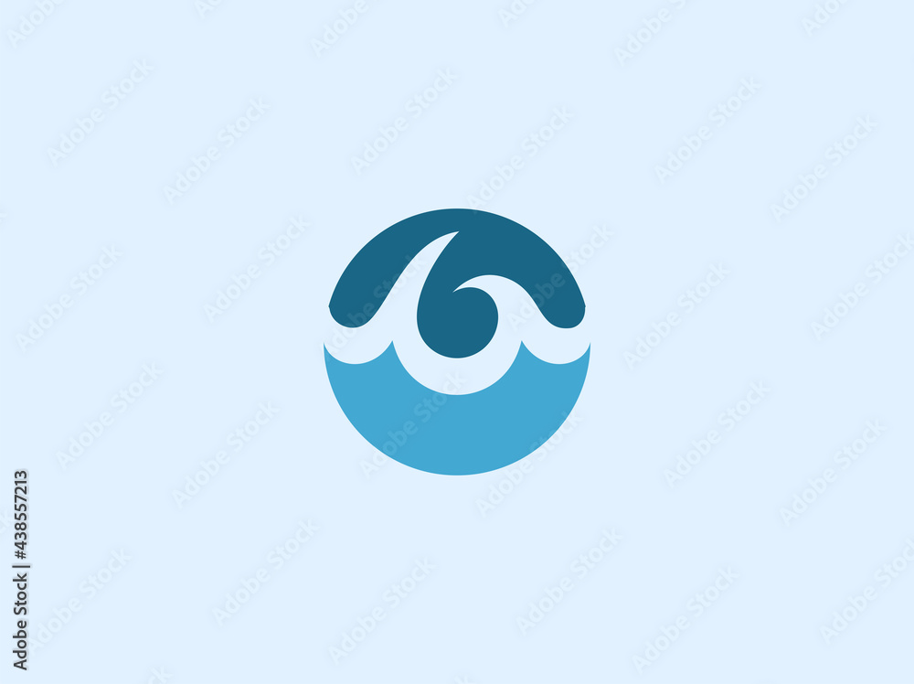 abstract wave logo icon design template abstract wave logo icon design template