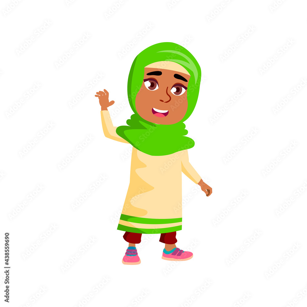 cute arabian girl on excursion cartoon vector. cute arabian girl on excursion character. isolated flat cartoon illustration cute arabian girl on excursion cartoon vector. cute arabian girl on excursion character. isolated flat cartoon illustration