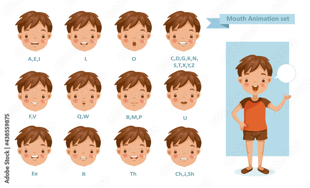 Mouth Boy Animation. lip sync collection for animation. talking mouth. Accent and pronunciation speak. tongue and articulate. Mouth Boy Animation. lip sync collection for animation. talking mouth. Accent and pronunciation speak. tongue and articulate.