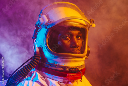 cinematic image of an astronaut. photo