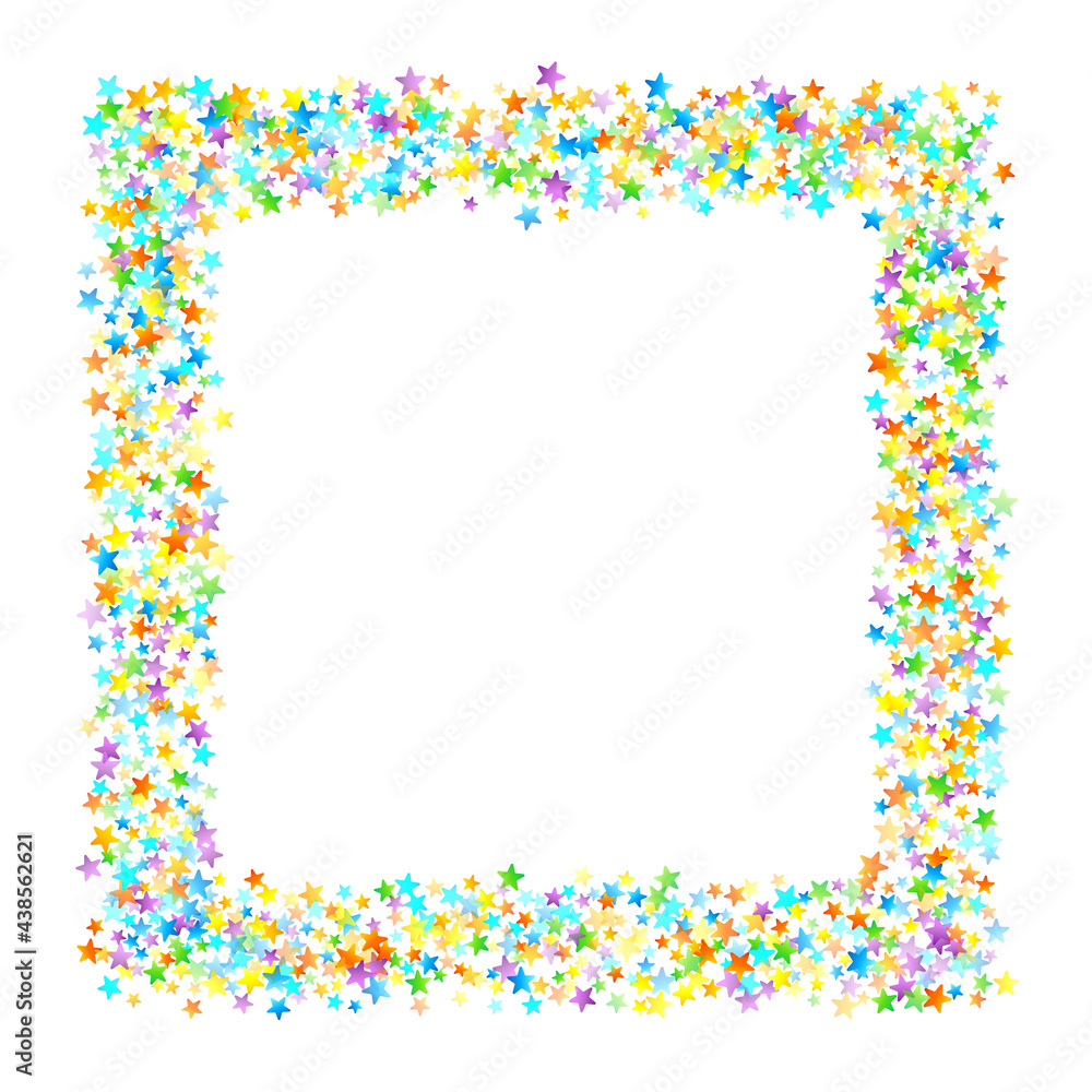 Rainbow Festive Confetti. Carnival Star Falling. Rainbow Festive Confetti. Carnival Star Falling.