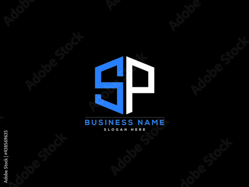 Letter SP Logo, creative sp logo icon vector for business photo