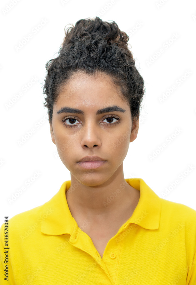 Passfoto einer jungen Frau aus der Türkei Passfoto einer jungen Frau aus der Türkei