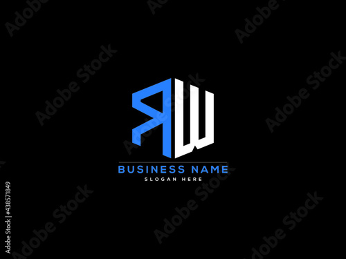 Letter RW Logo, creative rw logo icon vector for business