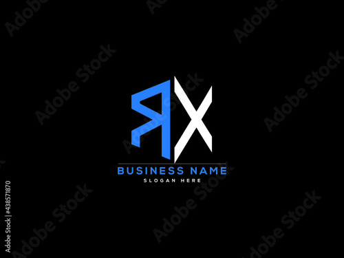 Letter RX Logo, creative rx logo icon vector for business