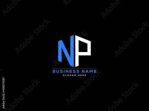 Letter NP Logo, creative np logo icon vector for business