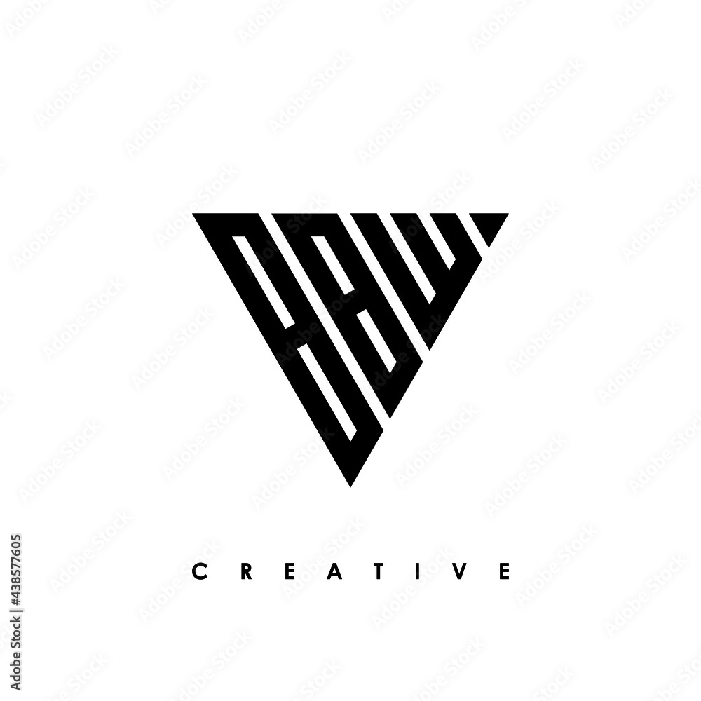 BBW Letter Initial Logo Design Template Vector Illustration BBW Letter Initial Logo Design Template Vector Illustration