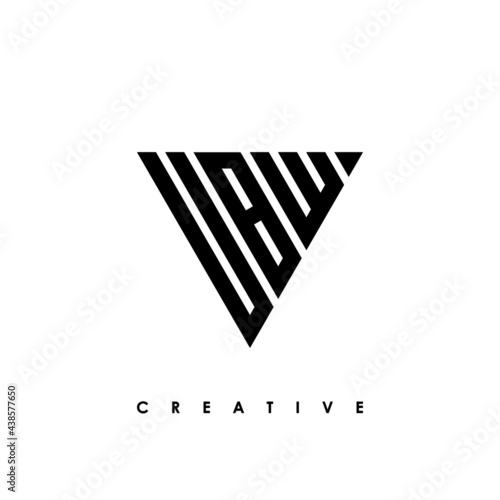 UBW Letter Initial Logo Design Template Vector Illustration