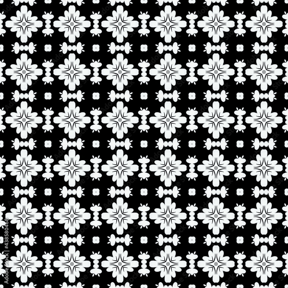 Lines, strokes, squares ornament. Black and white seamless pattern. Ancient mosaic. Digital paper print. Seamless background. Lines, strokes, squares ornament. Black and white seamless pattern. Ancient mosaic. Digital paper print. Seamless background.