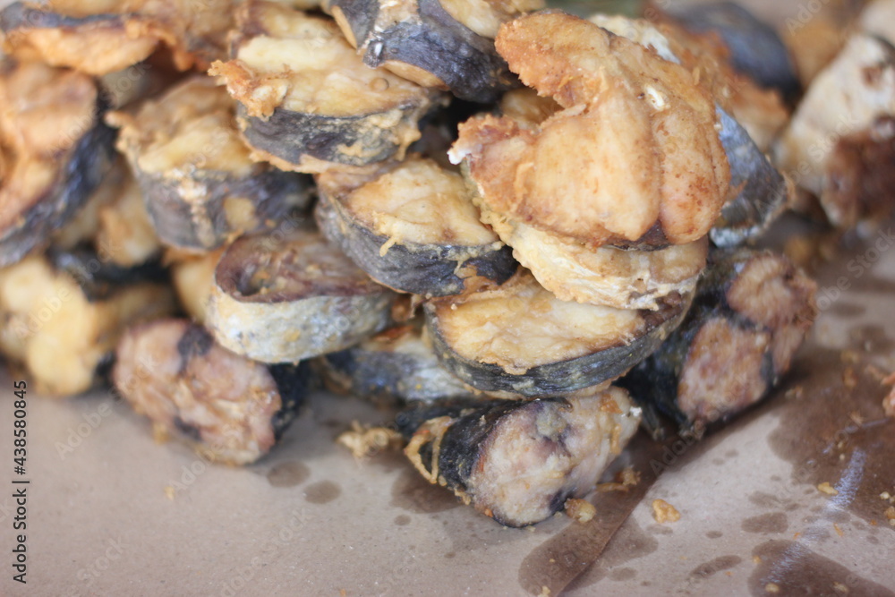 Fototapeta premium fried fish chips