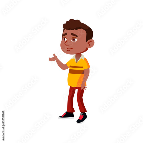 poor asian boy live by alms cartoon vector. poor asian boy live by alms character. isolated flat cartoon illustration