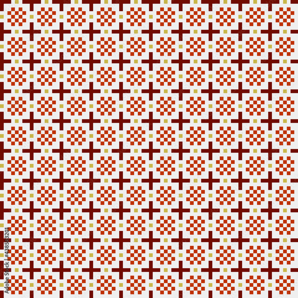 Abstract Cross Pattern generative computational art illustration Abstract Cross Pattern generative computational art illustration