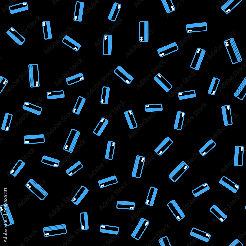 Line Air conditioner icon isolated seamless pattern on black background. Split system air conditioning. Cool and cold climate control system. Vector Line Air conditioner icon isolated seamless pattern on black background. Split system air conditioning. Cool and cold climate control system. Vector
