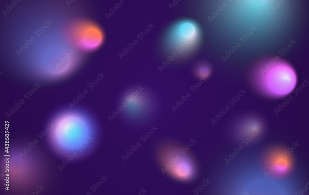 abstract space banner background with colorful purple pink blue blurred circles round gradient blended shapes abstract space banner background with colorful purple pink blue blurred circles round gradient blended shapes