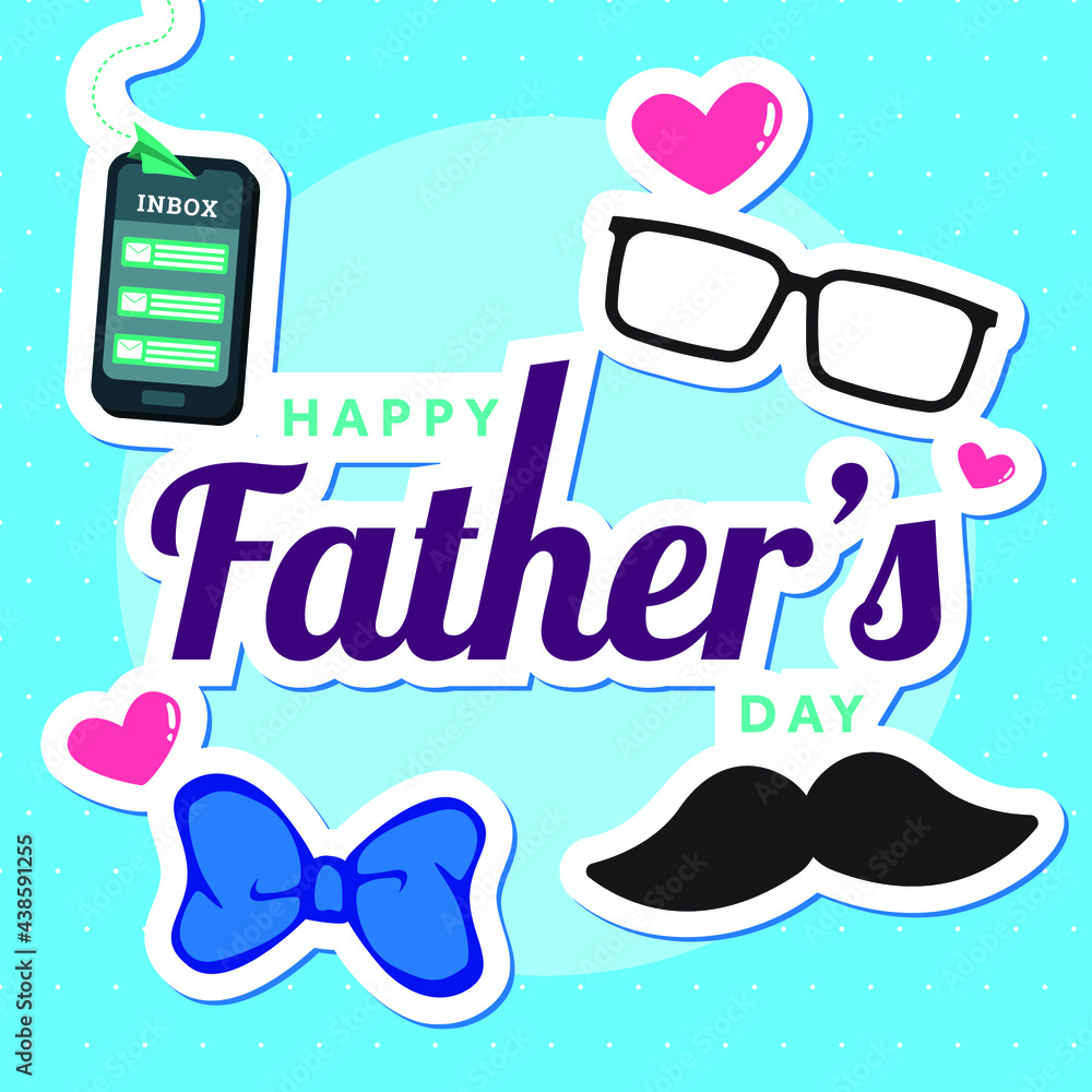 Happy Father's Day Graphic Template