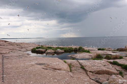 view of the coast of the sea