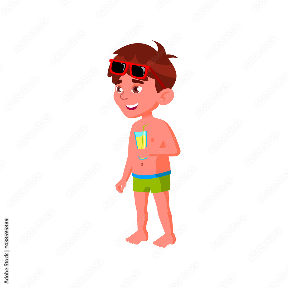 happy little boy with juice resting near swimming pool cartoon vector. happy little boy with juice resting near swimming pool character. isolated flat cartoon illustration happy little boy with juice resting near swimming pool cartoon vector. happy little boy with juice resting near swimming pool character. isolated flat cartoon illustration