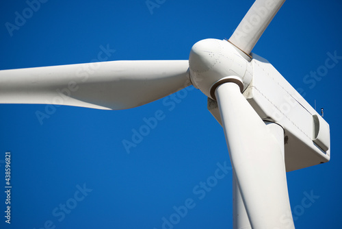 Wind turbine close up
