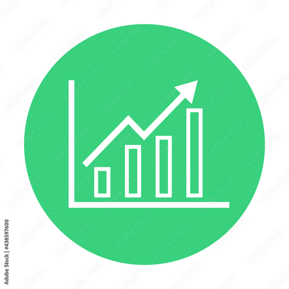 growth business graph vector, increasing chart of business, graph bar of investment, increasing profit of investing growth business graph vector, increasing chart of business, graph bar of investment, increasing profit of investing