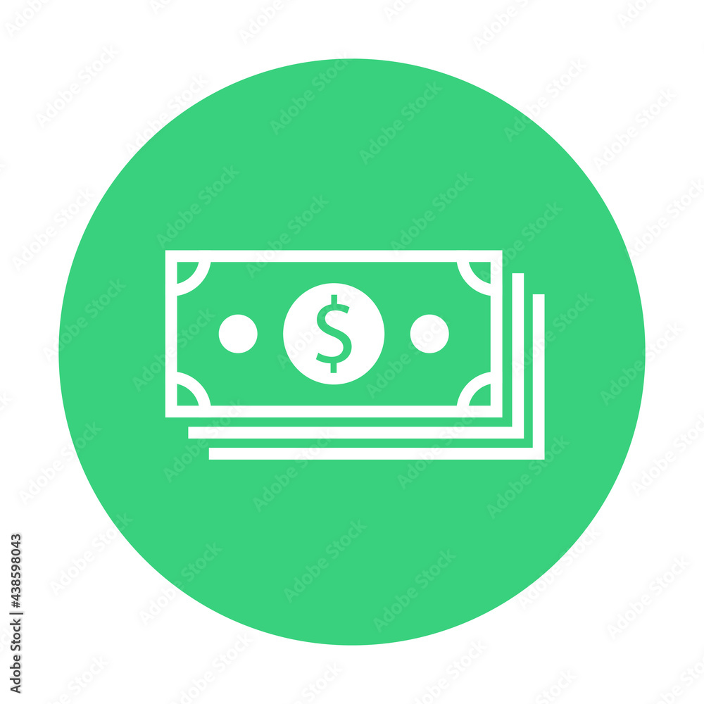 dollar bill vector, cash or money for investment in business, stack of money of imcome and salary dollar bill vector, cash or money for investment in business, stack of money of imcome and salary