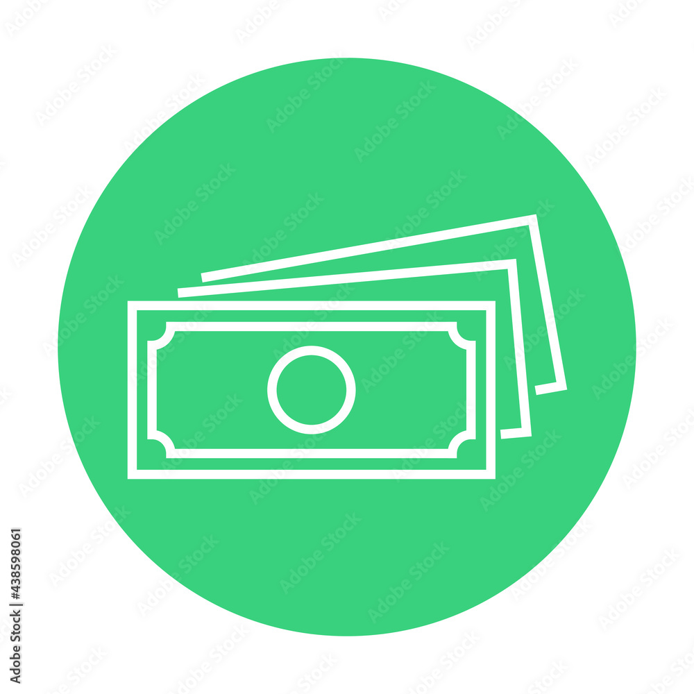 dollar bill vector, cash or money for investment in business, stack of money of imcome and salary dollar bill vector, cash or money for investment in business, stack of money of imcome and salary