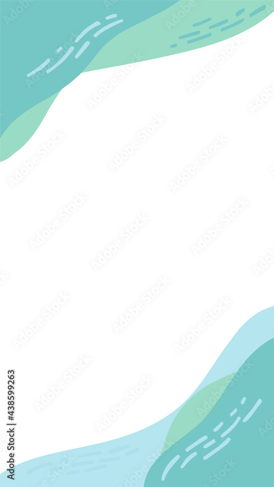 Mobile wallpaper in modern minimalist abstract Vector Image