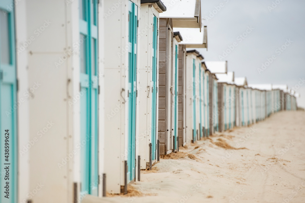 Beachhouses in the Netherlands on Texel island. Beachhouses in the Netherlands on Texel island.