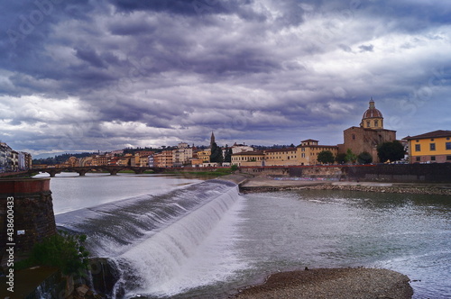 Weir of Santa Rosa in Florence, Italy © sansa55