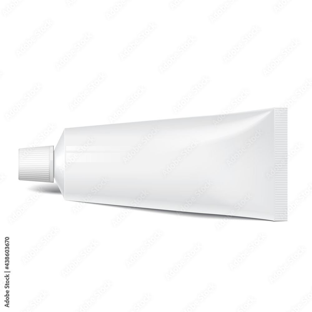 Realistic small tube. For cosmetics, cream, tooth paste, Realistic small tube. For cosmetics, cream, tooth paste,