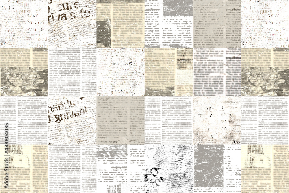 Obraz premium Newspaper paper grunge vintage old aged texture background