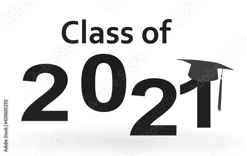 Graduation Class of 2021. vector