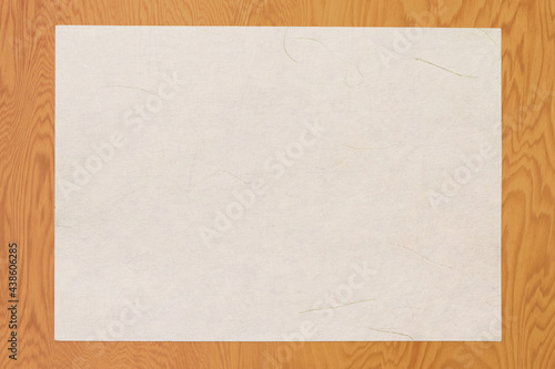 額縁 フレーム 枠 白い和紙と木の板