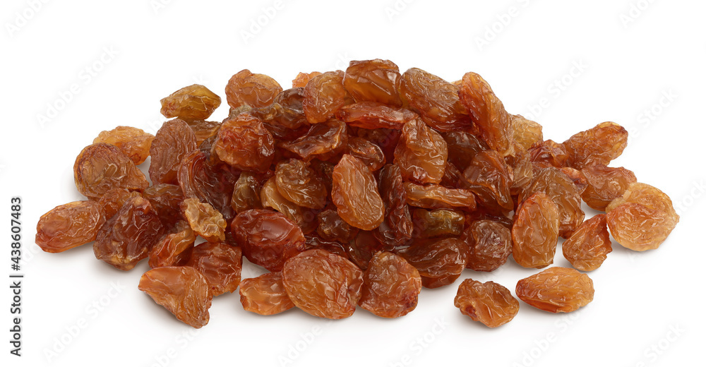 brown raisin isolated on white background with clipping path and full depth of field brown raisin isolated on white background with clipping path and full depth of field