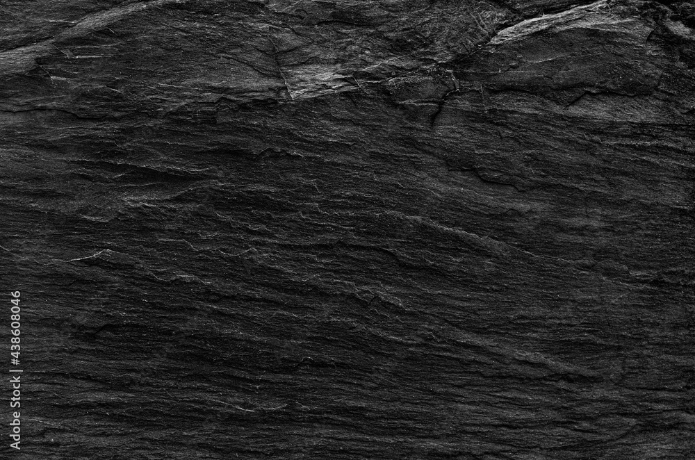 Obraz premium Dark grey black slate background or texture.