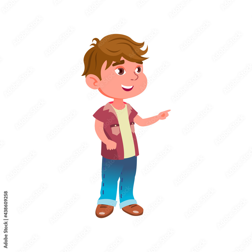 little boy mocking his friend in class cartoon vector. little boy mocking his friend in class character. isolated flat cartoon illustration
