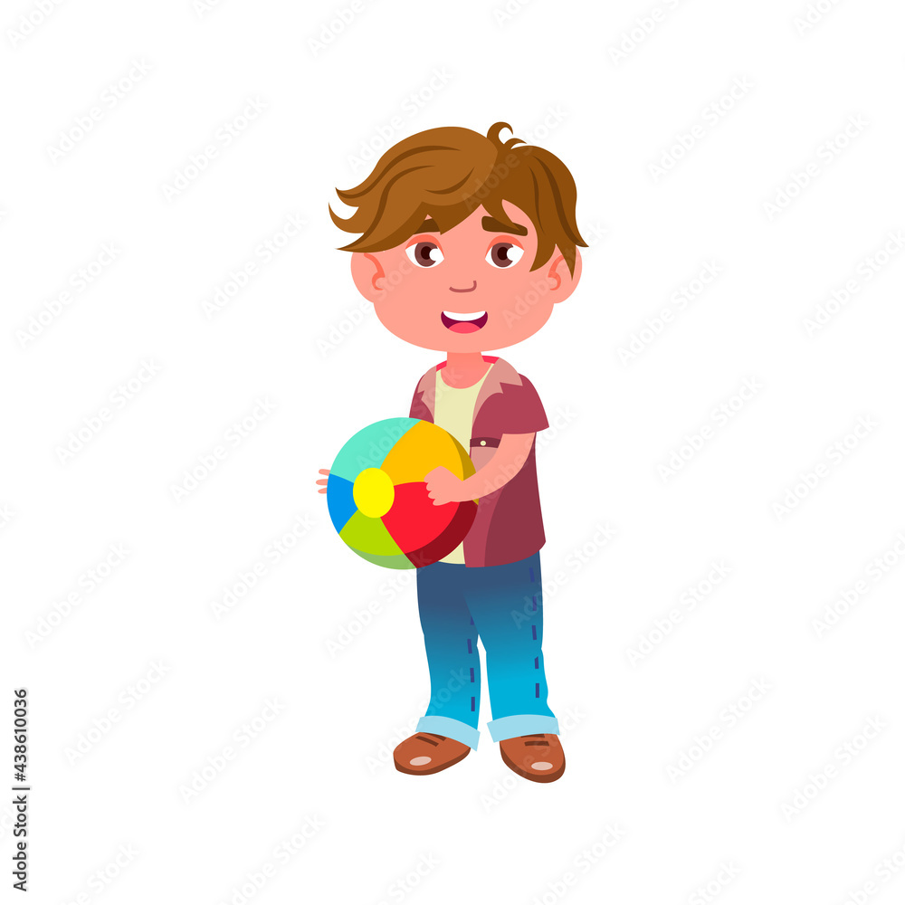 small boy play with ball on kids playground cartoon vector. small boy play with ball on kids playground character. isolated flat cartoon illustration small boy play with ball on kids playground cartoon vector. small boy play with ball on kids playground character. isolated flat cartoon illustration
