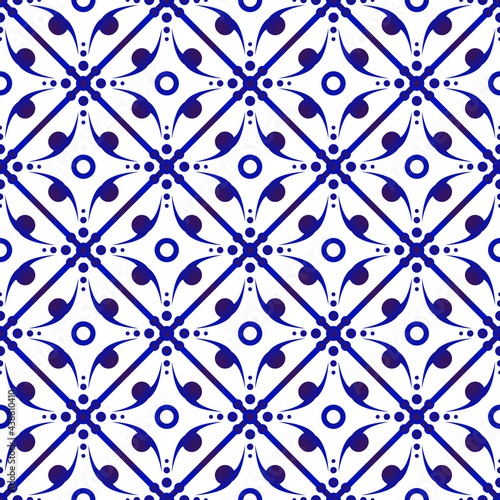 porcelain pattern blue and white
