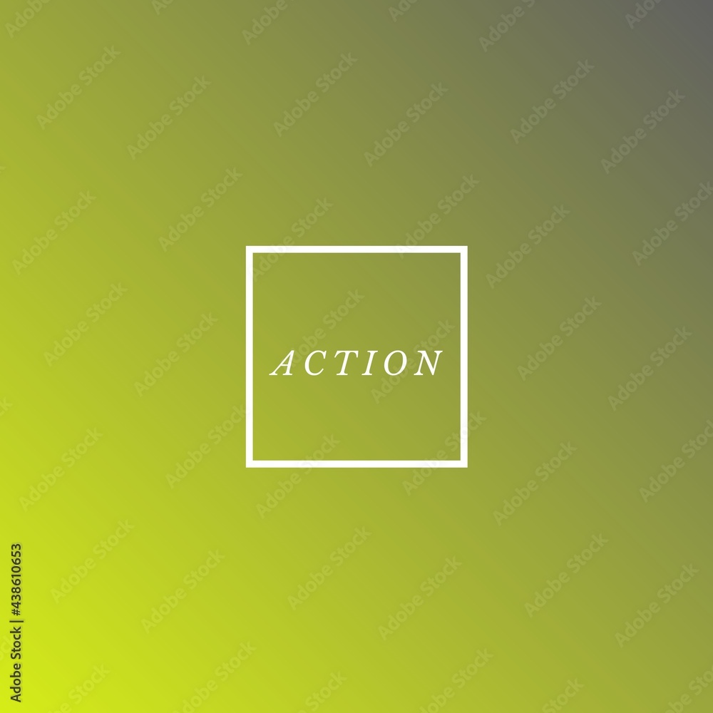 Action (one word quote) on Gradient background with combination of two colors, for Magazines, books and hardcover journals. Action (one word quote) on Gradient background with combination of two colors, for Magazines, books and hardcover journals.