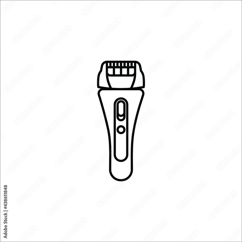 Shaver symbol hairclipper icon. Simple element illustration. Can be used for web and mobile on white background. Shaver symbol hairclipper icon. Simple element illustration. Can be used for web and mobile on white background.