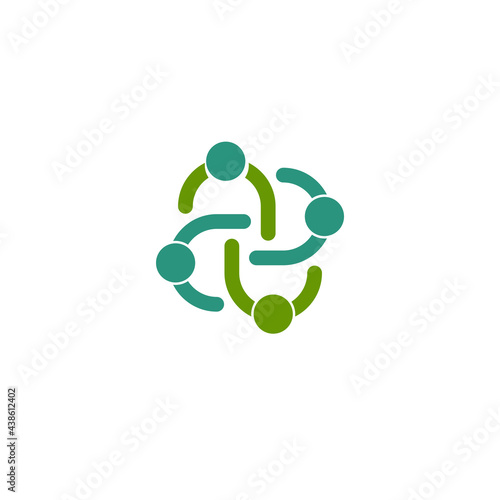 human comunity logo of a person photo